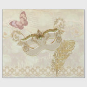 Cadeau Papier d'emballage de mascarade élégante (Plat)