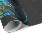 Cadeau Papier d'emballage de méduse électrique (Coin rond)