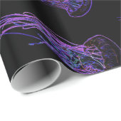 Cadeau Papier d'emballage de méduse électrique (Coin rond)