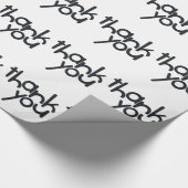 Cadeau Papier d'emballage de Merci (Coin)