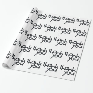 Cadeau Papier d'emballage de Merci