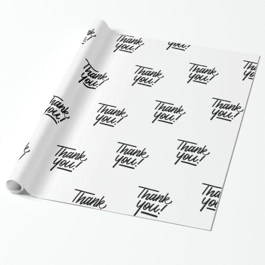 Cadeau Papier d'emballage de Merci (Déroulé)