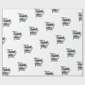 Cadeau Papier d'emballage de Merci (Plat)