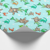 Cadeau Papier d'emballage de monstre de sasquatch de (Coin)