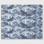 Cadeau Papier d'emballage de montagne (Plat)