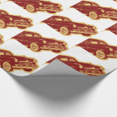 Cadeau Papier d'emballage de motif d'automobile (Coin)
