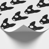 Cadeau Papier d'emballage de MOTIF de BULL-TERRIER (Coin)