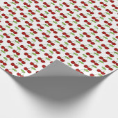Cadeau Papier d'emballage de motif de cerise (Coin)