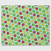 Cadeau Papier d'emballage de motif de paprikas (Plat)