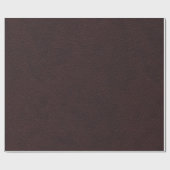 Cadeau Papier d'emballage de motif en cuir foncé (Plat)