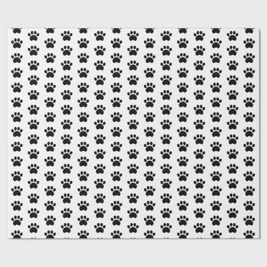 Cadeau Papier d'emballage de motif mignon d'empreinte de (Plat)