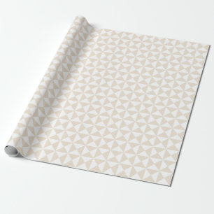 Cadeau Papier d'emballage de motif moderne en ivoire