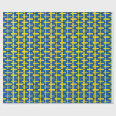 Cadeau Papier d'emballage de nid d'abeilles de drapeau de (Plat)