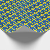 Cadeau Papier d'emballage de nid d'abeilles de drapeau de (Coin)