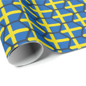 Cadeau Papier d'emballage de nid d'abeilles de drapeau de (Coin rond)