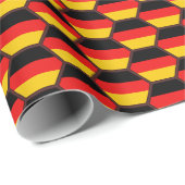 Cadeau Papier d'emballage de nid d'abeilles de drapeau de (Coin rond)