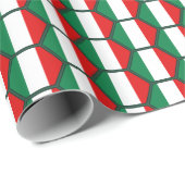 Cadeau Papier d'emballage de nid d'abeilles de drapeau de (Coin rond)