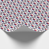 Cadeau Papier d'emballage de nid d'abeilles de drapeau de (Coin)