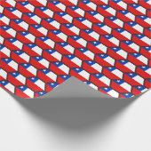 Cadeau Papier d'emballage de nid d'abeilles de drapeau du (Coin)