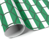 Cadeau Papier d'emballage de nid d'abeilles de drapeau du (Coin rond)