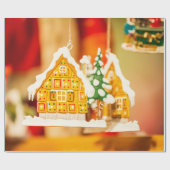 Cadeau papier d'emballage de Noël (Plat)