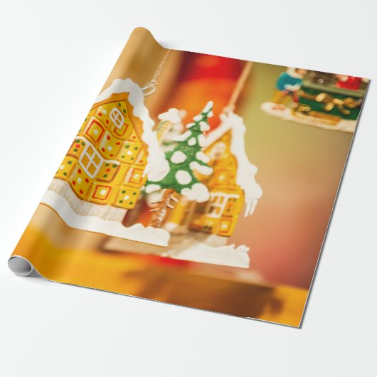 Cadeau papier d'emballage de Noël (Déroulé)