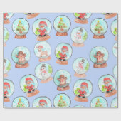 Cadeau Papier d'emballage de Noël (Plat)