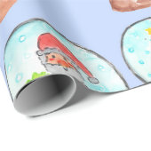 Cadeau Papier d'emballage de Noël (Coin rond)