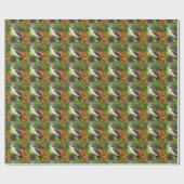 Cadeau papier d'emballage de Noël (Plat)