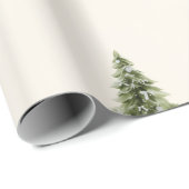 Cadeau Papier d'emballage de Noël (Coin rond)