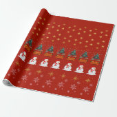 Cadeau Papier d'emballage de Noël (Déroulé)