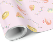Cadeau Papier d'emballage de Noël (Coin rond)