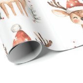 Cadeau Papier d'emballage de Noël (Coin rond)