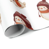 Cadeau Papier d'emballage de Noël (Coin rond)