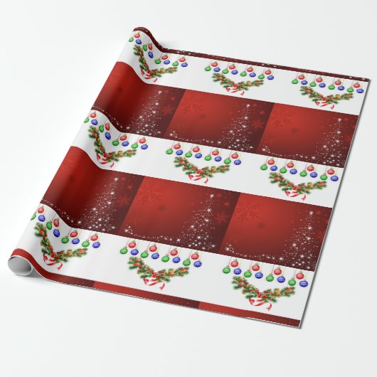 Cadeau Papier d'emballage de Noël (Déroulé)