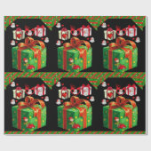 Cadeau Papier d'emballage de Noël (Plat)