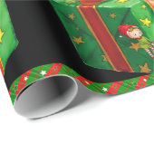 Cadeau Papier d'emballage de Noël (Coin rond)