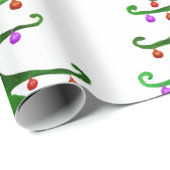 Cadeau Papier d'emballage de Noël (Coin rond)