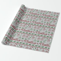 Papier d'emballage de Noël