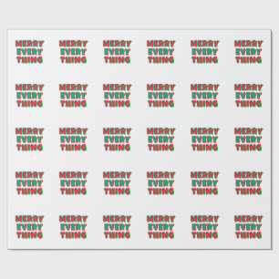 Cadeau Papier d'emballage de Noël