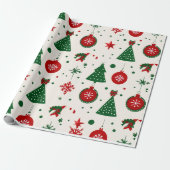 Cadeau Papier d'emballage de Noël (Déroulé)