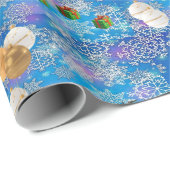 Cadeau Papier d'emballage de Noël (Coin rond)