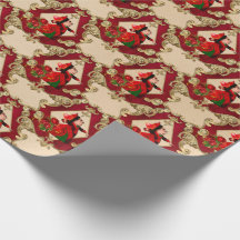 Papier d'emballage de Noël Alice au Pays des Merve