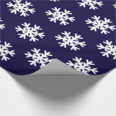 Cadeau Papier d'emballage de Noël avec les flocons de (Coin)