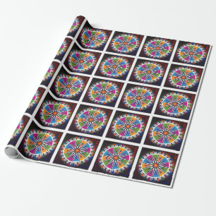 Cadeau Papier d'emballage de Noël brillant