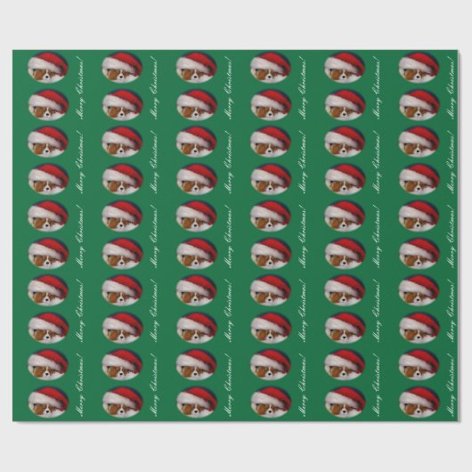 Cadeau Papier d'emballage de Noël cavalier de Blenheim (Plat)