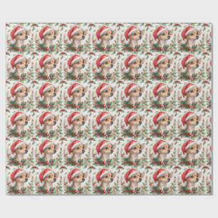 Cadeau Papier d'emballage de Noël Chiweenie