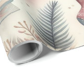 Cadeau Papier d'emballage de Noël coloré (Coin rond)