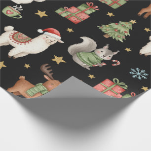Cadeau Papier d'emballage de Noël Cozy Critters