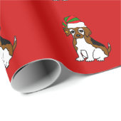 Cadeau Papier d'emballage de Noël de Billy de bébé de (Coin rond)